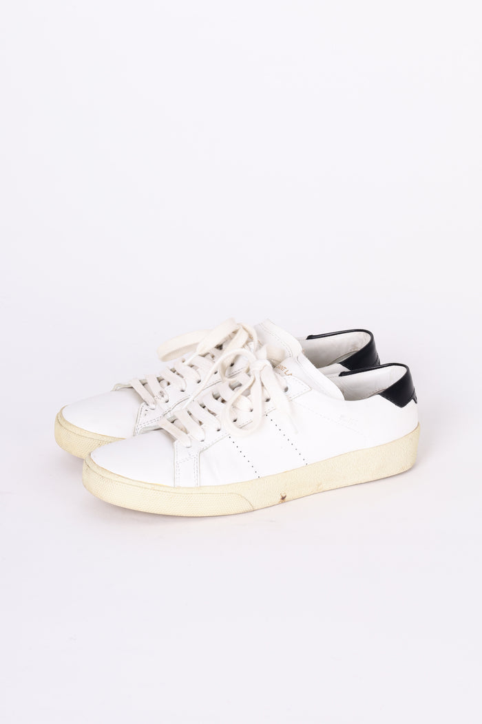 Saint Laurent Womens White Sneakers Size EU 36