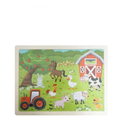 Wooden Jigsaw Puzzle - Barnyard