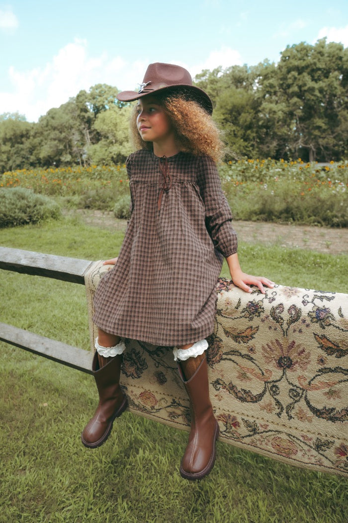 Wool Plaid Dress