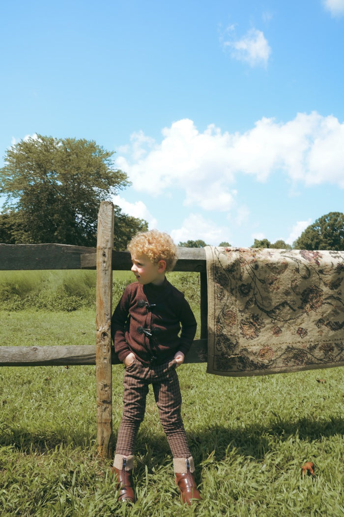 Wool Plaid Pants