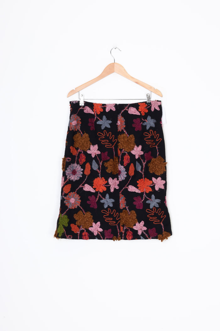 World Womens Black Skirt Size M