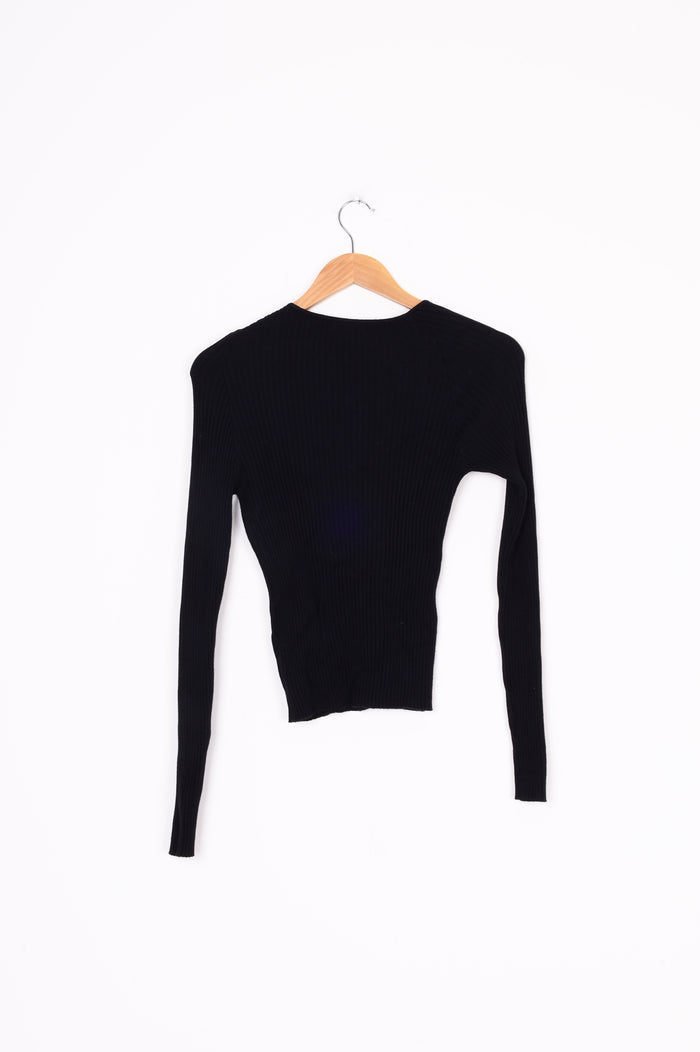 Wynn Hamlyn Womens Black Top Size S