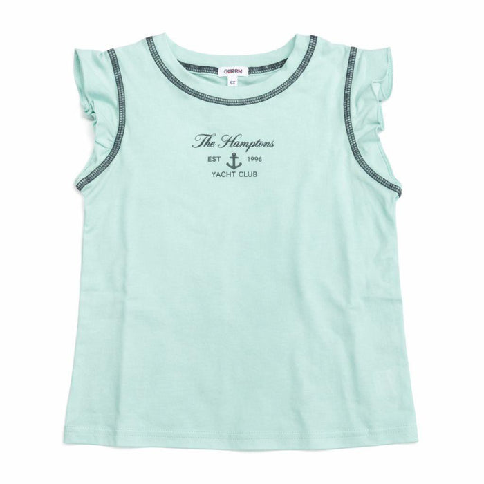 Yacht Club Flutter Sleeve T-Shirt - Girl