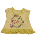 Yellow Cute top