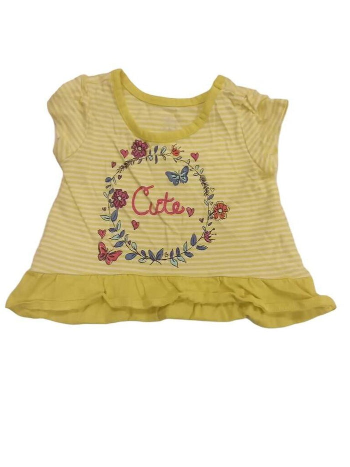 Yellow Cute top