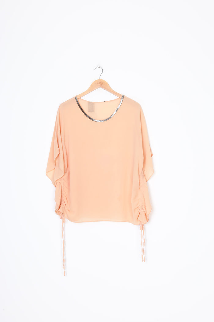 Yvonne Bennetti Womens Beige Top Size 2