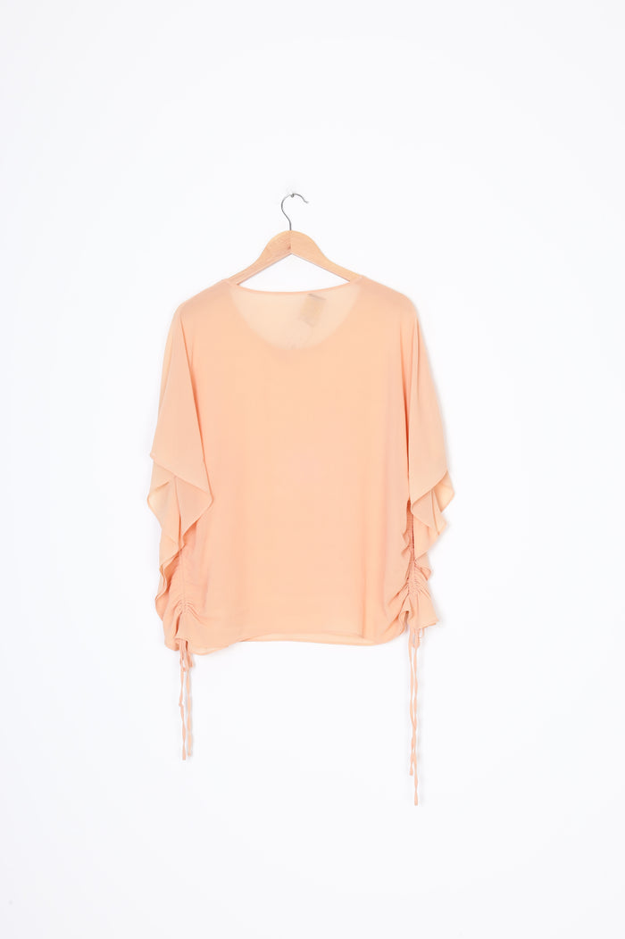 Yvonne Bennetti Womens Beige Top Size 2