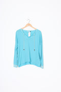 Zaket & Plover Womens Blue Top Size M