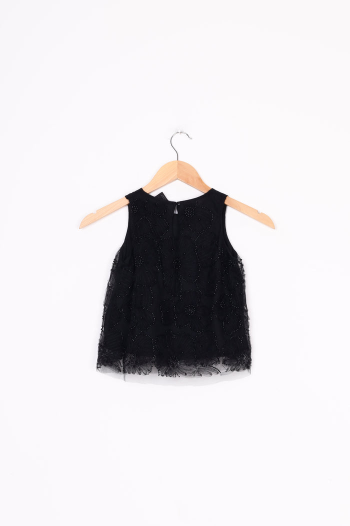 Zara Kids Black Top Size 8 YO